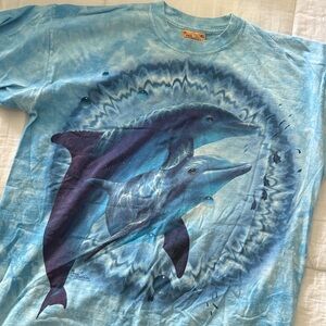 The Mountain Blue Dolphin Graphic T-Shirt